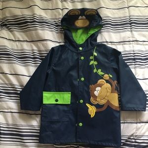 Toddler monkey raincoat